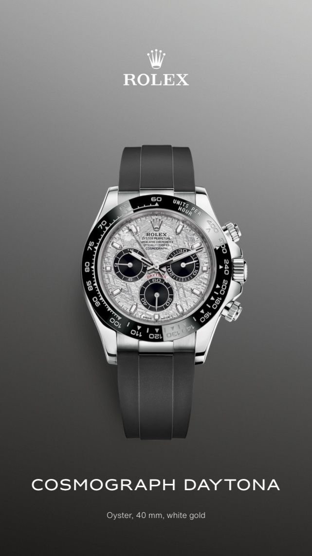 ROLEX rubber strap wtch