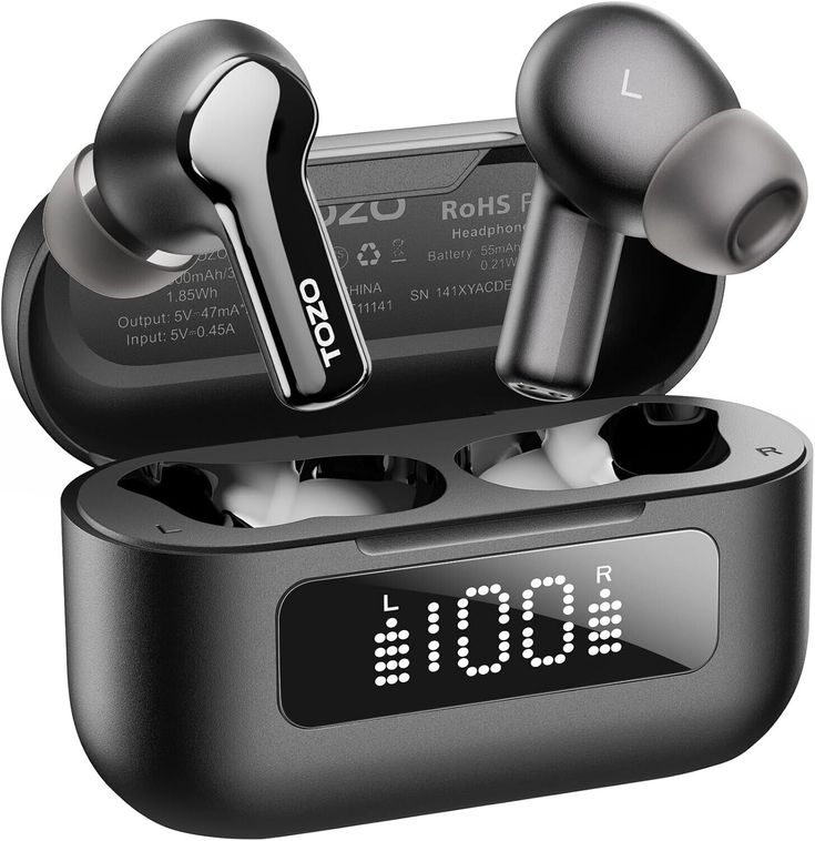 Hybrid Active Noise Cancelling Wireless Earbuds Bluetooth
