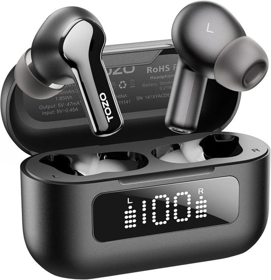 Hybrid Active Noise Cancelling Wireless Earbuds Bluetooth
